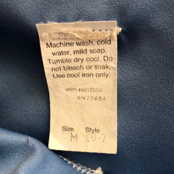 Unknown Brand Medium Polyester Button Down Aloha Shirt With Pocket - Picture 4 of 4